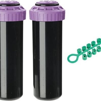 2-Pack Adjustable Pop-Up Rotary Sprinkler Heads