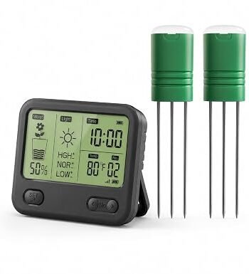 Digital Soil Monitoring Station with Dual Probes