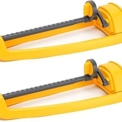 2-Pack Rectangular Oscillating Lawn Sprinklers