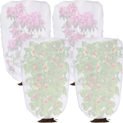 Drawstring Plant Protection Bags for Shrubs and Flowers