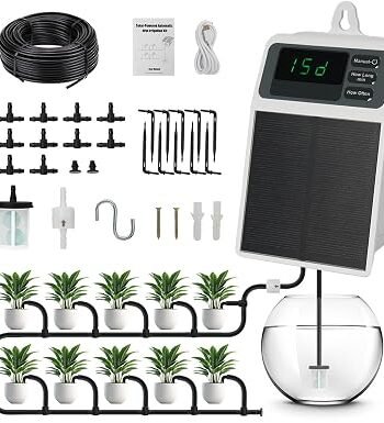 Solar-Powered Automatic Drip Irrigation Kit