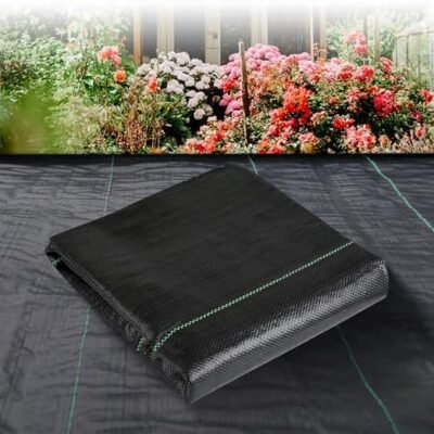 Heavy-Duty Woven Weed Barrier Ground Cover
