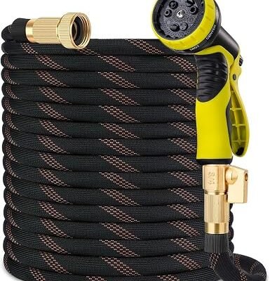 Lightweight Expandable Water Hose with Spray Nozzle