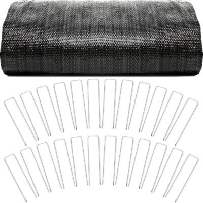 Outdoor Shade Netting with Metal Ground Pins
